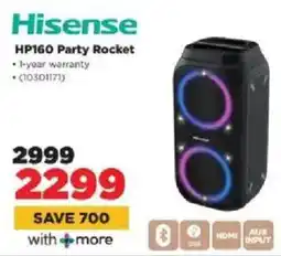 HiFi Corp Hisense HP160 Party Rocket offer