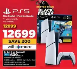 HiFi Corp PS5 Slim Digital + Fortnite Bundle offer