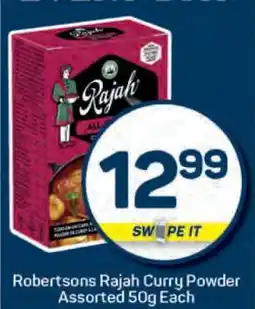 Pick n Pay Robertsons Rajah Curry Powder Assorted 50g Each offer