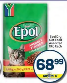 Pick n Pay Epol Dry Cat Food Assorted 2kg Each offer