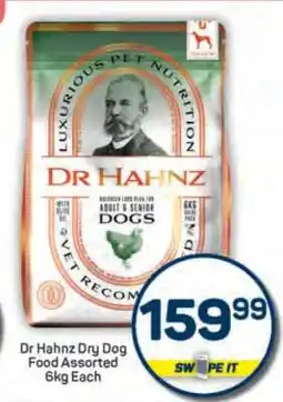 Pick n Pay Dr Hahnz Dry Dog Food Assorted 6kg Each offer