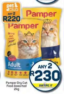 Pick n Pay Pamper Dry Cat Food Assorted 2kg offer