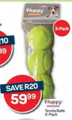 Pick n Pay Fluppy Tennis Balls 3-Pack offer