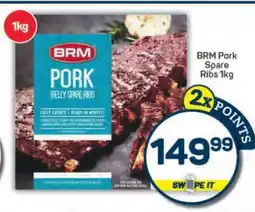 Pick n Pay BRM Pork Spare Ribs 1kg offer