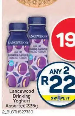 Pick n Pay Lancewood Drinking Yoghurt Assorted 225g offer