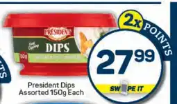 Pick n Pay Président Dips Assorted 150g Each offer