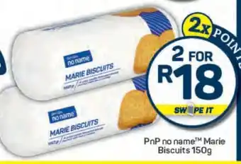 Pick n Pay PnP no name Marie Biscuits 150g offer