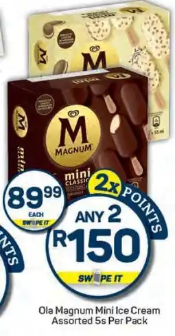 Pick n Pay Ola Magnum Mini Ice Cream Assorted 5s Per Pack offer