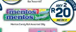 Pick n Pay Mentos Candy Roll Assorted 38g offer