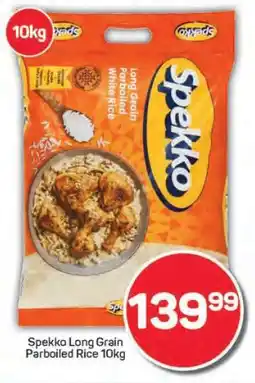 Pick n Pay Spekko Long Grain Parboiled Rice 10kg offer