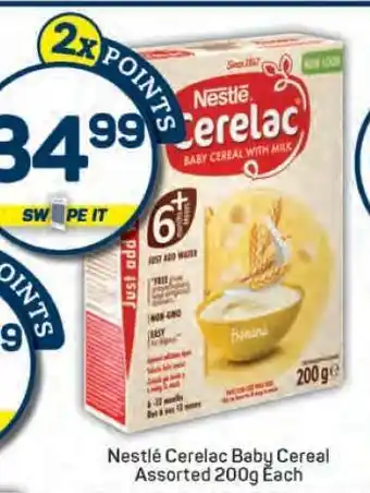 Pick n Pay Nestlé Cerelac Baby Cereal Assorted 200g Each offer