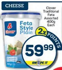 Pick n Pay Clover Traditional Feta Assorted 400g Each offer