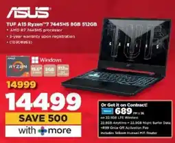 HiFi Corp Asus TUF A15 Ryzen 7 7445HS 8GB 512GB offer