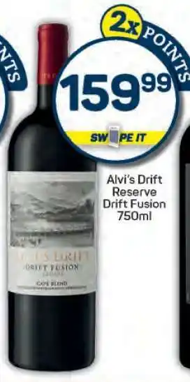 Pick n Pay Alvi's Drift Reserve Drift Fusion 750ml offer