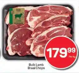 Pick n Pay Bulk Lamb Braai Chops offer