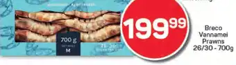 Pick n Pay Breco Vannamei Prawns 26/30 - 700g offer
