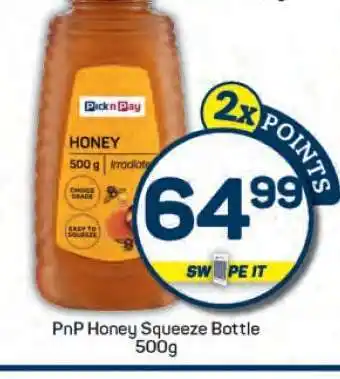 Pick n Pay PnP Honey Squeeze Bottle 500g offer