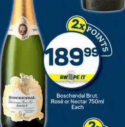Pick n Pay Boschendal Brut, Rosé or Nectar 750ml Each offer