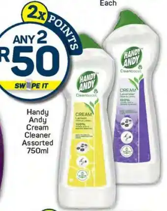 Pick n Pay Handy Andy Cream Cleaner Assorted 750ml offer