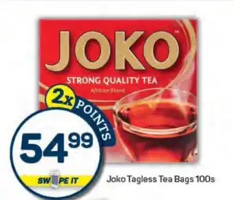 Pick n Pay Joko Tagless Tea Bags 100s offer