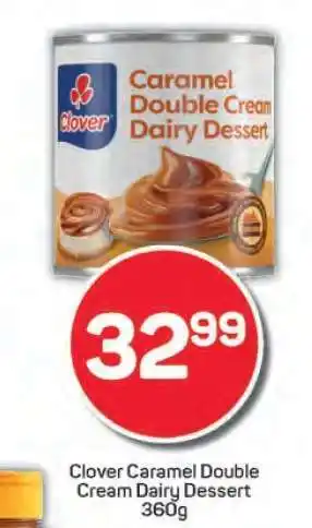 Pick n Pay Clover Caramel Double Cream Dairy Dessert 360g offer