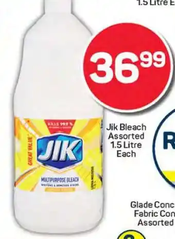Pick n Pay Jik Bleach Assorted 1.5 Litre Each offer