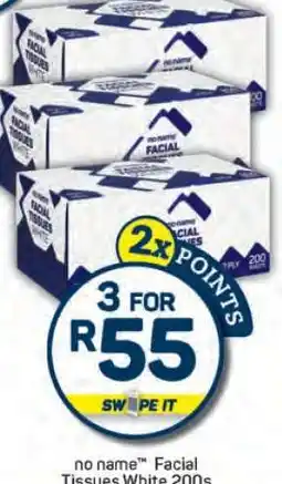 Pick n Pay no name Facial Tissues White 200s offer