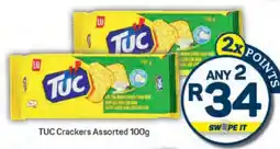 Pick n Pay Tuc Crackers Assorted 100g offer