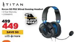 HiFi Corp Titan Recon 50 PS5 Wired Gaming Headset offer