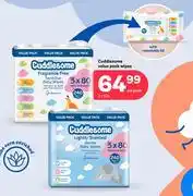 PEP Cuddlesome Value Pack Wipes- 3 x 80's Per Pack offer