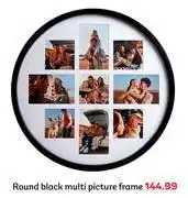 PEP Round Black Multi Picture Frame offer
