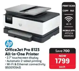 Makro OfficeJet Pro 8123 All-in-One Printer offer