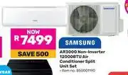 Game Samsung AR3000 Non Inverter 12000 BTU Air Conditioner Split Unit Set 850001190 offer
