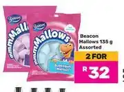 Game Beacon Mallows Assorted-For 2 x 135g offer