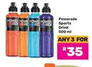 Game Powerade Sports Drink-For Any 3 x 500ml offer