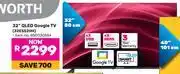 Game Skyworth 32 QLED Google TV 32E5520H 850030554 offer