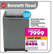 Game Bennett Read 22Kg Elite Clean Top Loader Washing Machine JCW125 850040651 offer