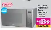 Game Defy 30L Solo Microwave Oven DMO390 837188 offer