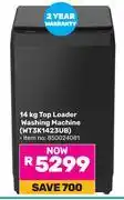 Game Hisense 14Kg Top Loader Washing Machine WT3K1423UB 850024081 offer