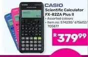 Game Casio Scientific Calculator FX-82ZA Plus II 574230/675602/705877 offer