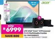 Game Acer E10 Intel Core i3 Processor Plus Multimedia Combo UL-MMCOMBO01 850039407/34530 offer