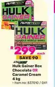 Game Nutritech Hulk Gainer Box (Chocolate Or Caramel Cream)-4kg Each offer