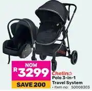 Game Chelino Polo 3-In-1 Travel System offer