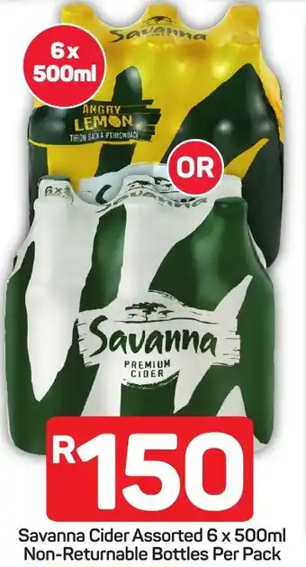 Pick n Pay Savanna Cider Assorted Non-Returnable Bottles offer