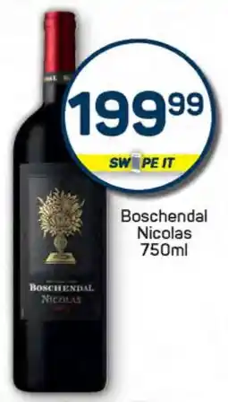 Pick n Pay Boschendal Nicolas offer
