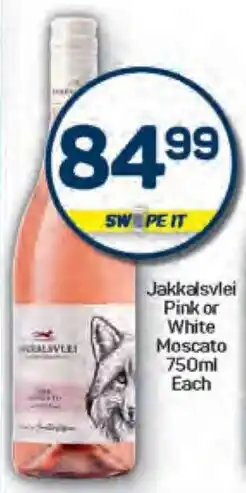 Pick n Pay Jakkalsvlei Pink or White Moscato offer