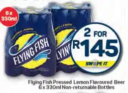 Pick n Pay Flying Fish Pressed Lemon Flavoured Beer Non-returnable Bottles offer