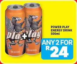 Usave Power play energy drink offer