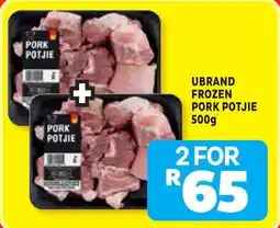 Usave Ubrand frozen pork potjie offer
