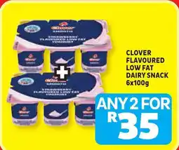 Usave Clover flavoured low fat dairy snack offer
